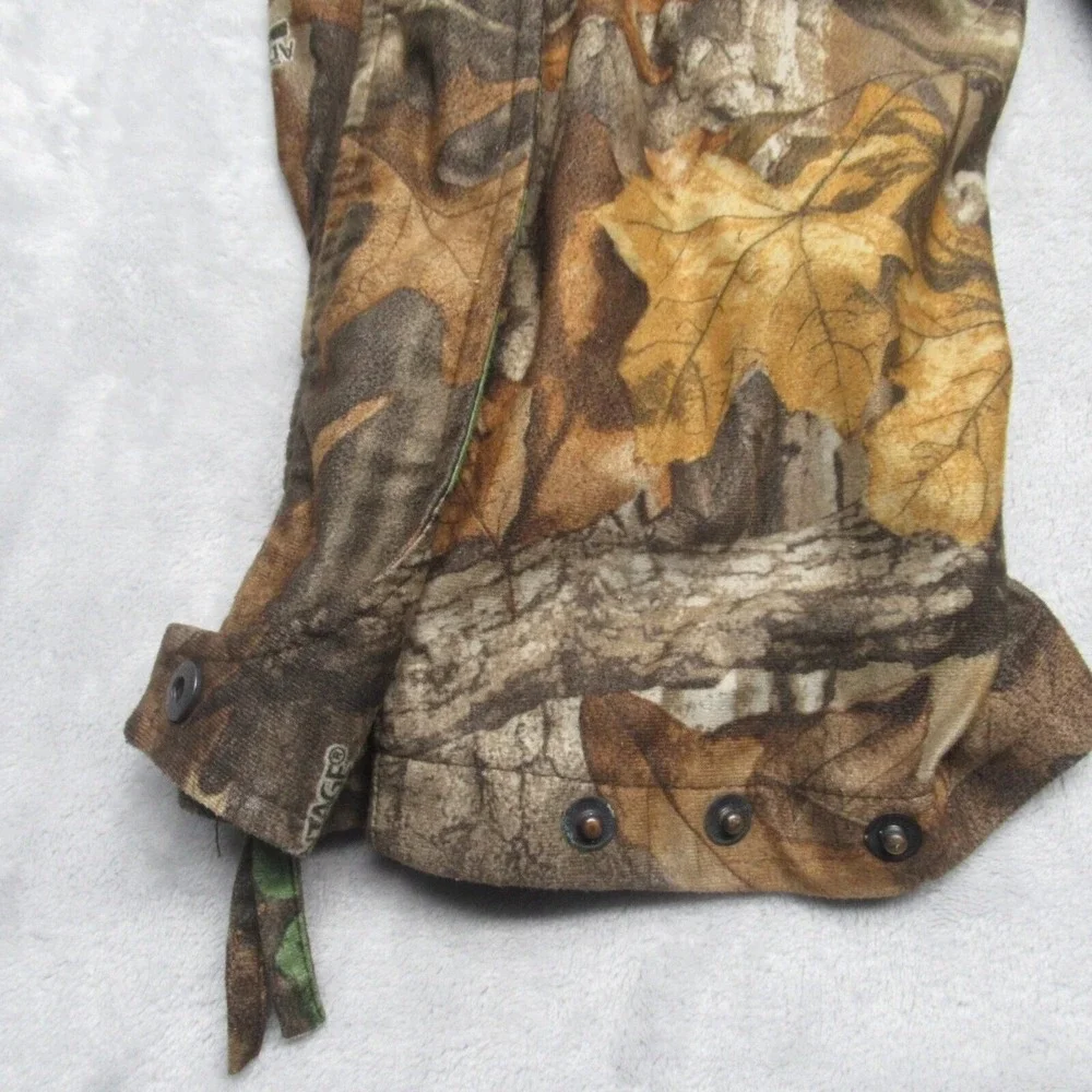 Pella Camo Pants Men Medium Flex Waterproof Button Suspenders Hunting VTG 30x31